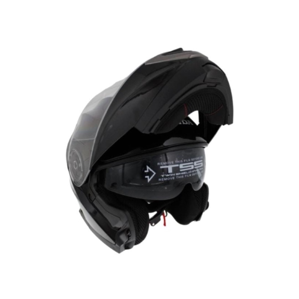 CASCO HONDA SOLID NEG/BRILLANTE