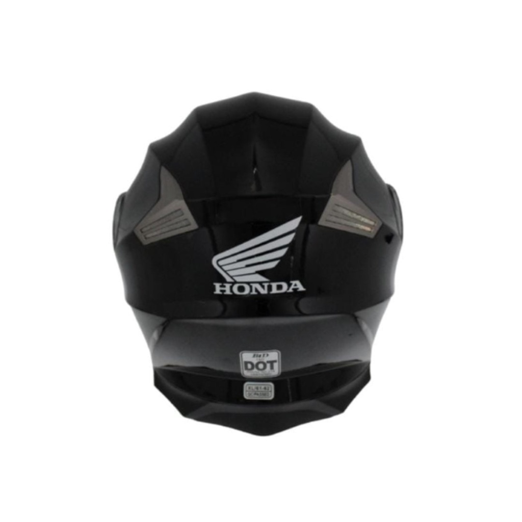 CASCO HONDA SOLID NEG/BRILLANTE