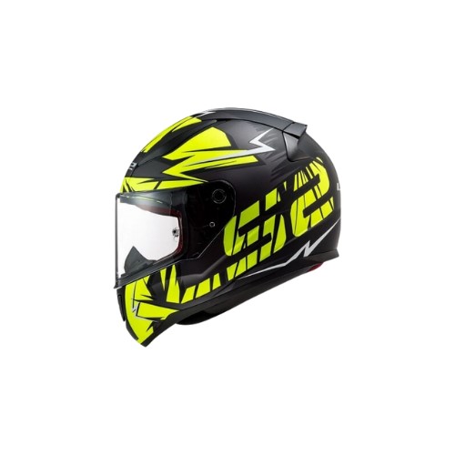 CASCO LS2 RAPID CHROMO NEGRO M/AMARIL