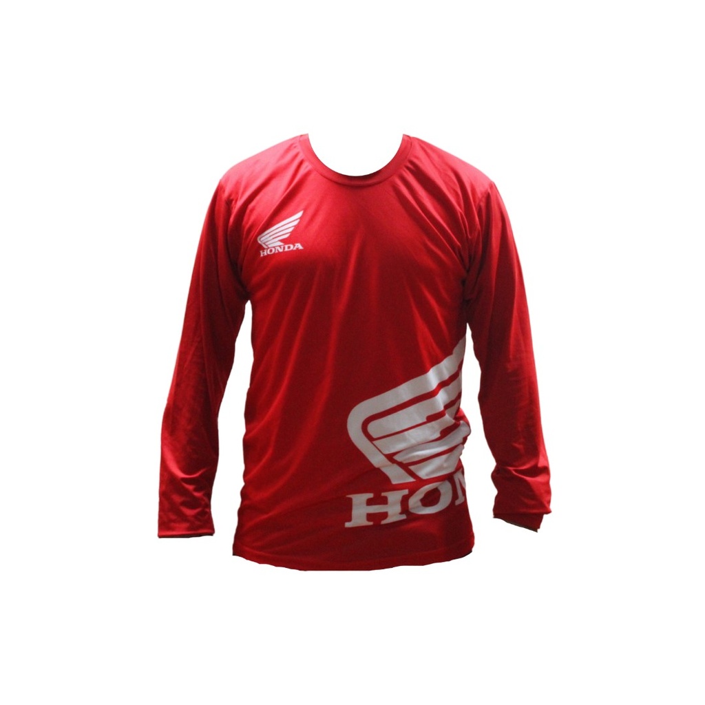 PLAYERA ROJA MANGA LARGA