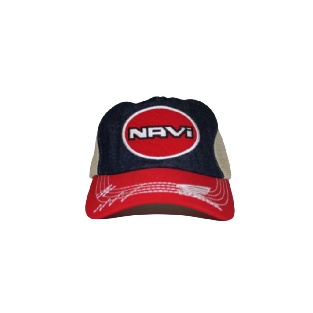 GORRA NAVI ROJO/AZUL/BEIGE