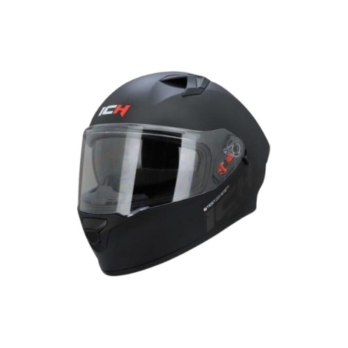 CASCO NEGRO MATE SOLID ICH 503