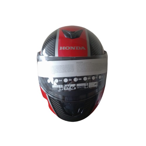 CASCO HONDA ESSENTIAL BLK/RED DOBLE PRO