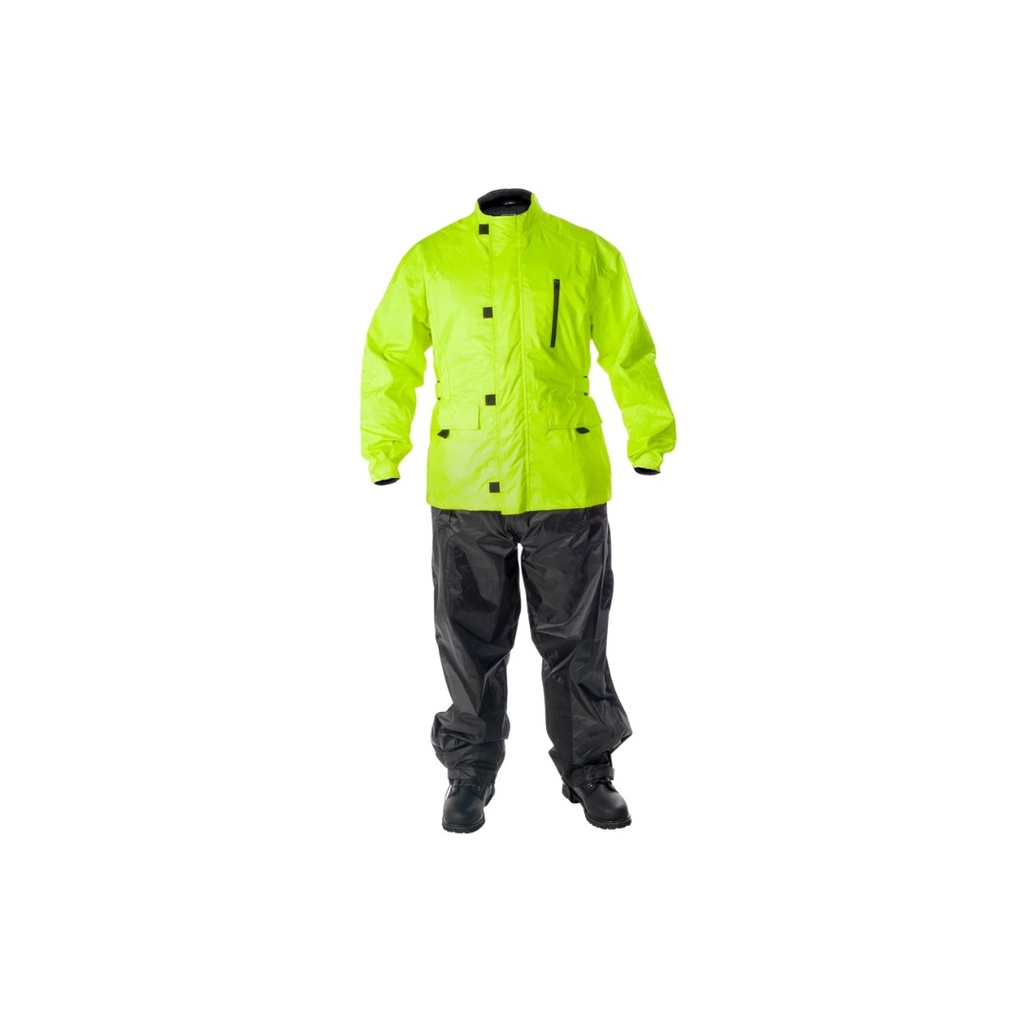 IMPERMEABLE HOMBRE NEGRO/VERDE