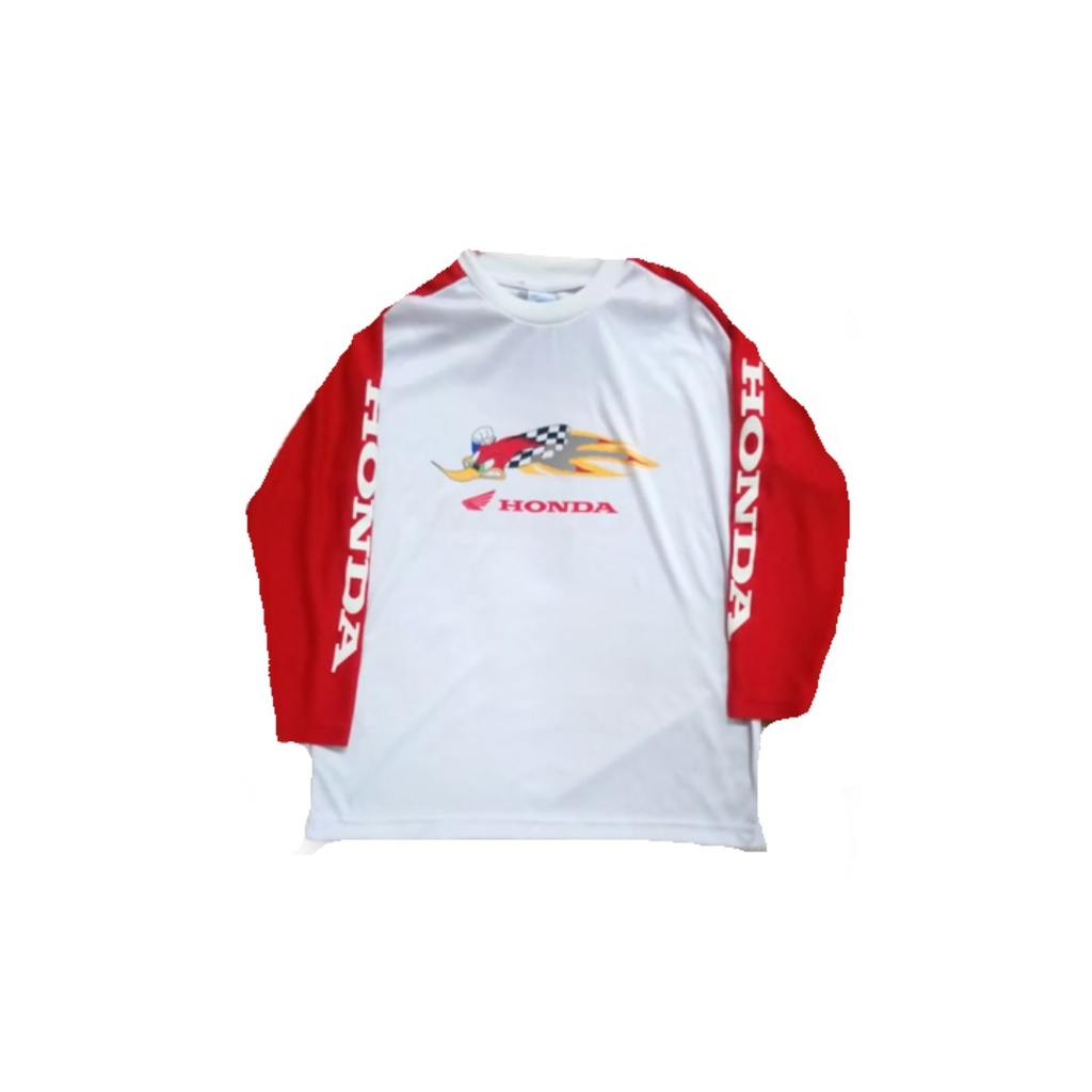 PLAYERA BLANCO/ROJO PAJARO LOCO