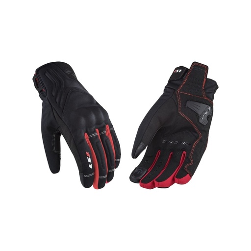 [GMW0132_LS2NRL] GUANTES JET II MAN LS2 NEGRO/ROJO