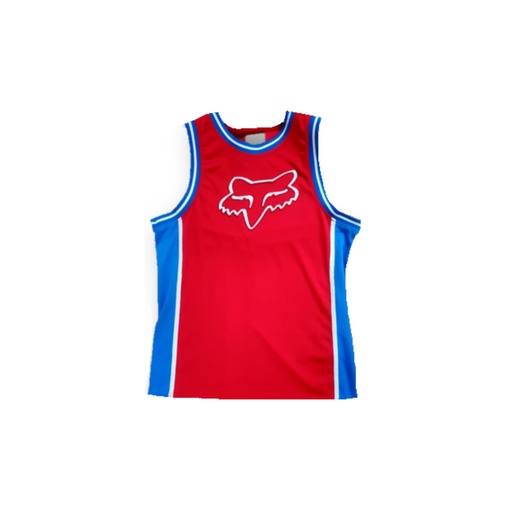 [14659-999-FH] TANK FOX HEAD BBALL DRK RD S