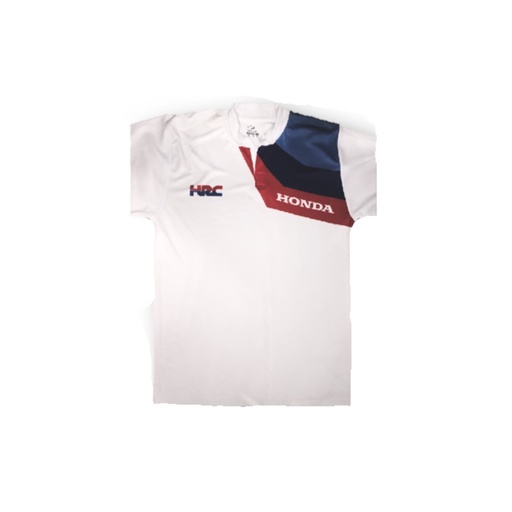 [14708-999-FHS] PLAYERA POLO BLANCA MULTICOLOR HRC