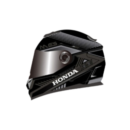 [BLD-M65-PATRUN-NEGGR-M] CASCO BLD M65 PATRUN NEGRO/GRIS